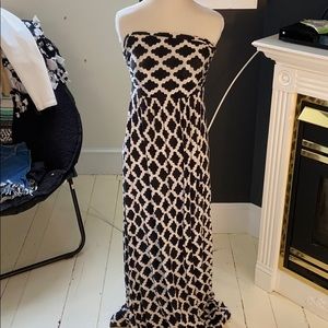 Black & White maxi dress